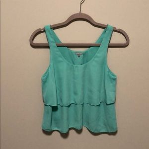 Charlotte Russe teal tiered tank !